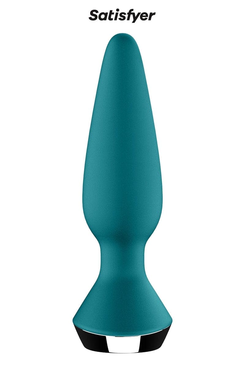 Plug anal vibrant pour hommes et femmes Ilicious 1 Bleu 13,5cm - Satisfyer
