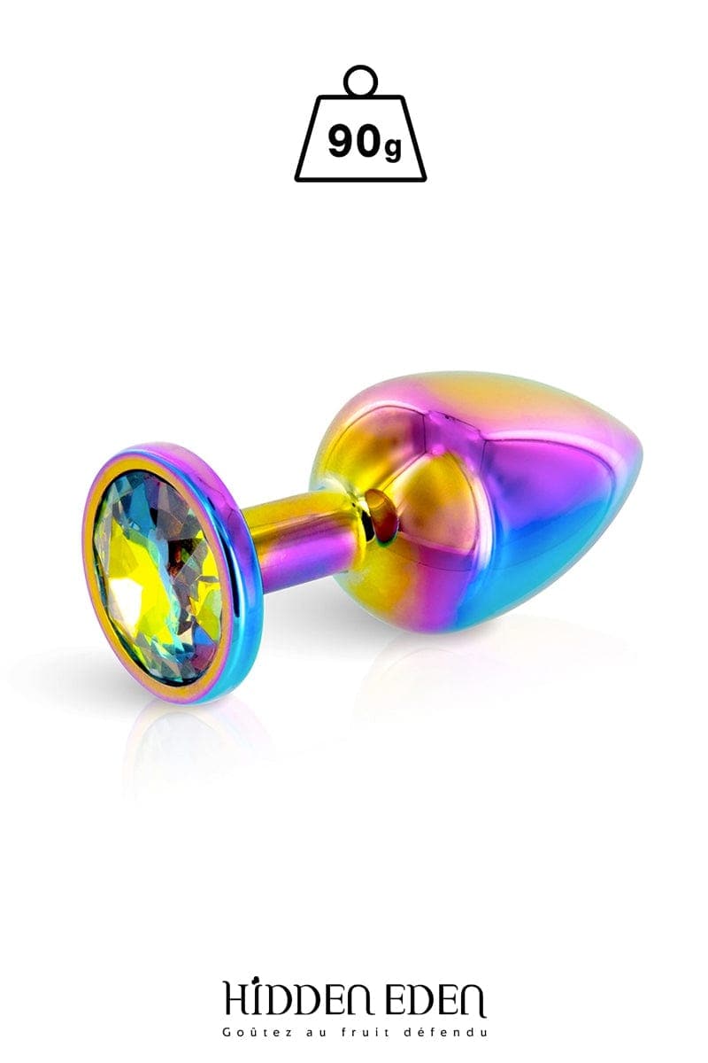 Plug bijou aluminium Rainbow M - Hidden Eden