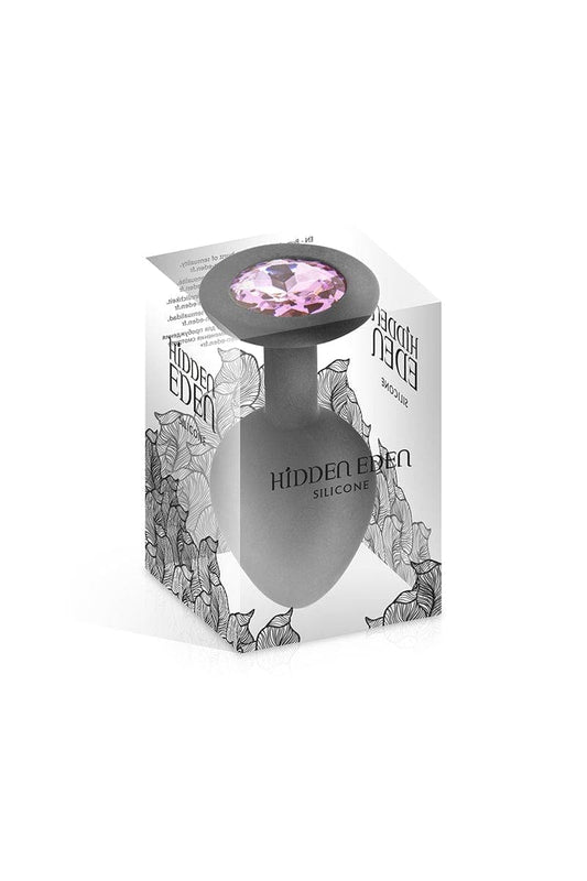 Plug bijou silicone noir M - Hidden Eden