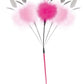 Plumeau à caresses en plume rose pour soumission et domination soft - Sweet Caress