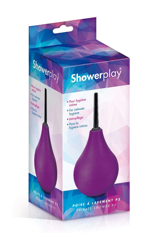 Poire à lavement anus et vagin P3 violet contenance 224ml - Showerplay