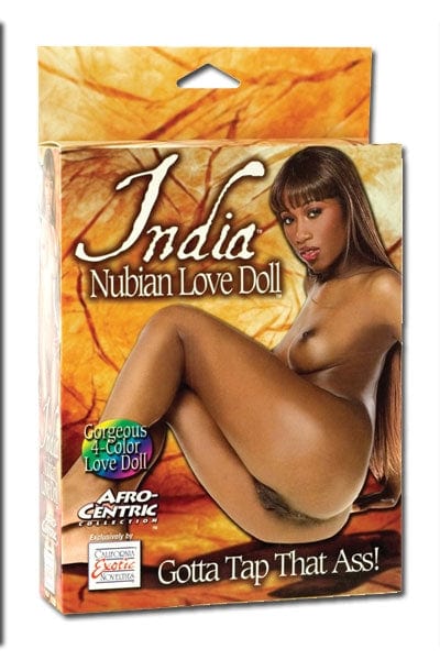 Poupée gonflable femme noire 3 orifices India Love Doll - California Exotics
