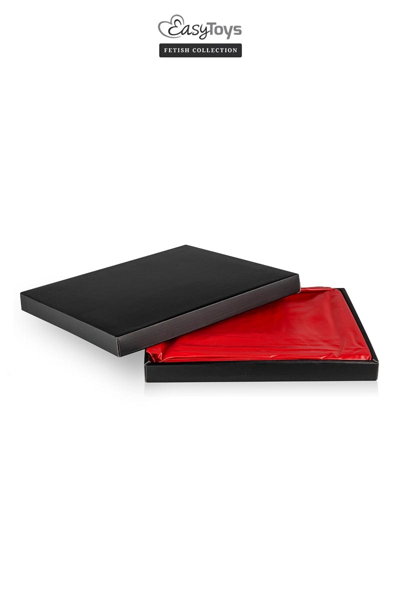 Protection de lit drap en latex rouge - EasyToys Fetish Collection