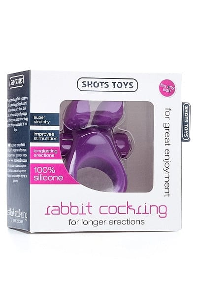 Rabbit Cockring érection et stimulation clitoridienne - Shots Toys