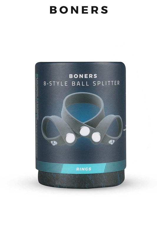 Séparateur de testicules extensible et réglable en silicone 8 styles - Boners