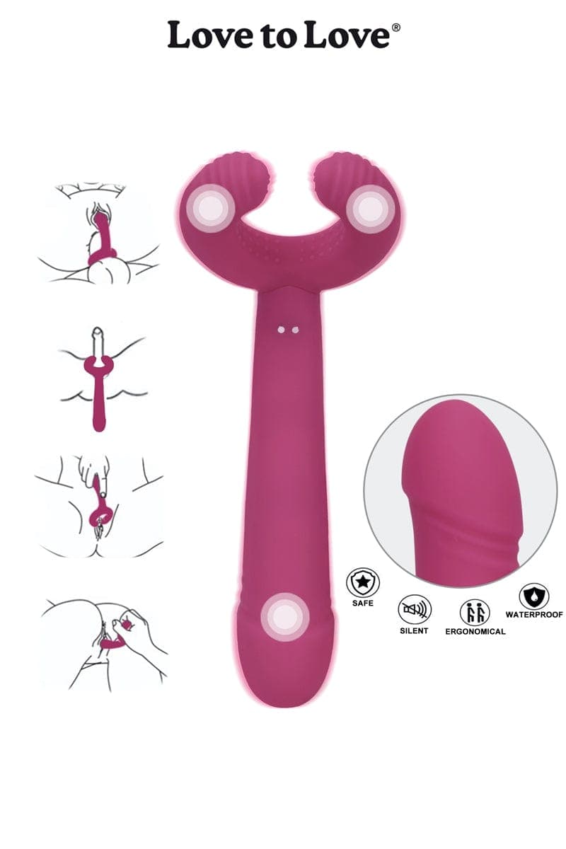 Sextoy Multi-fonctions Please Me 3 moteurs puissants étanche - Love to Love