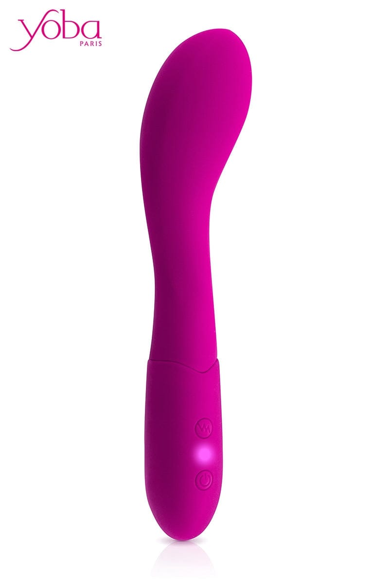 Sextoy vibromasseur spécial point G en silicone étanche Betty 18,6cm - Yoba