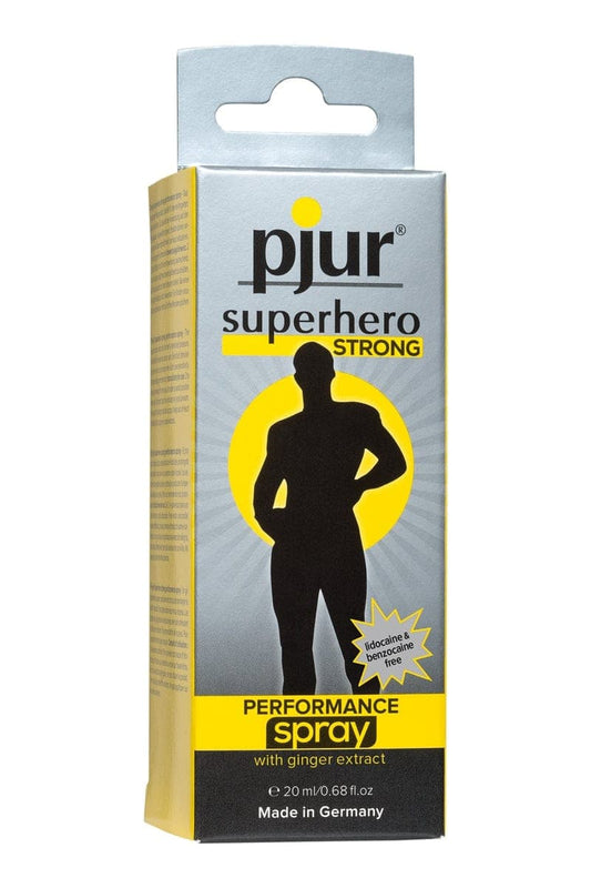 Spray retardant prolonge l'érection Superhero Strong performance 20ml - Piur