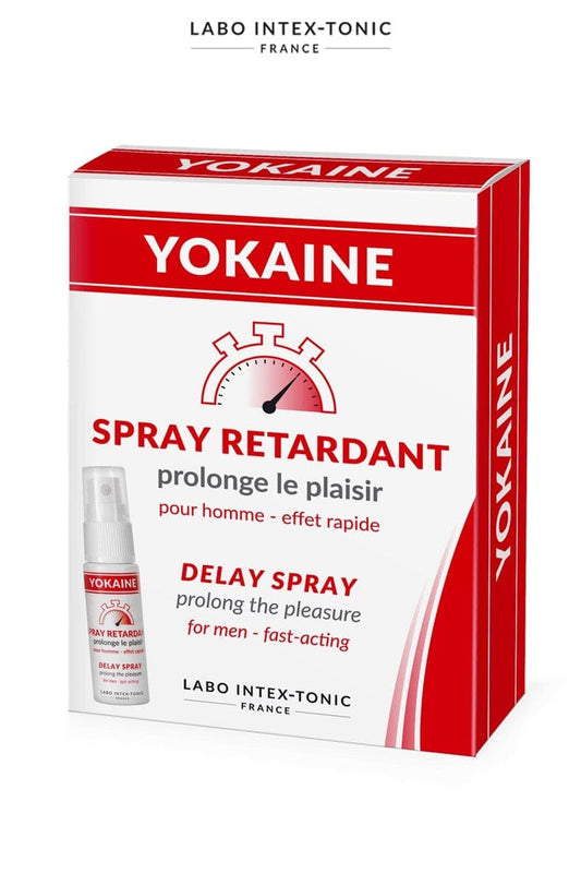 Spray sexuel homme pour éjaculation retardée Yokaine 20 ml - Intex Tonic