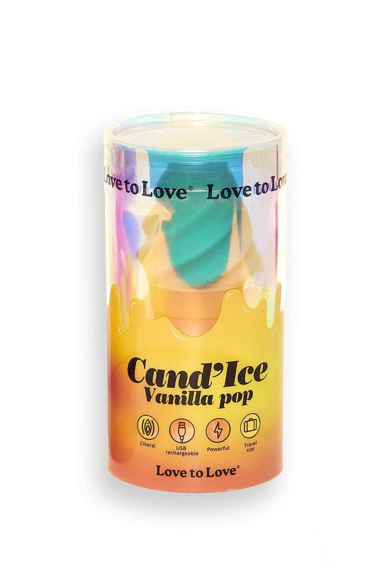 Stimulateur 10 modes de vibrations Cand'Ice Vanilla Pop - Love To Love