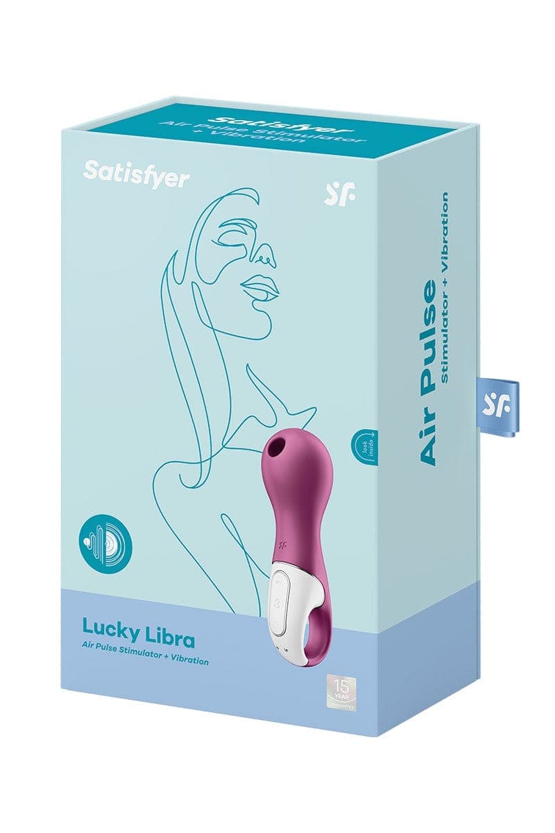 Stimulateur air pulsé 10 modes vibration 11 modes Lucky Libra - Satisfyer