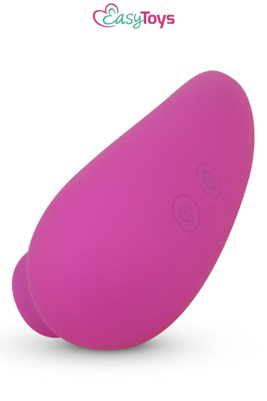 Stimulateur clitoridien étanche en silicone rose Taptastic Vibe 6 vitesses 14cm - Easytoys
