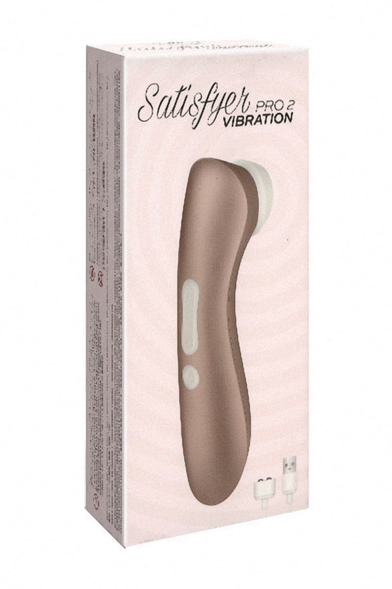 Stimulateur clitoridien ondes de pression + vibrations Pro 2+ - Satisfyer