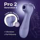 Stimulateur clitoridien Pro 2 Generation 3 Lilas - Satisfyer