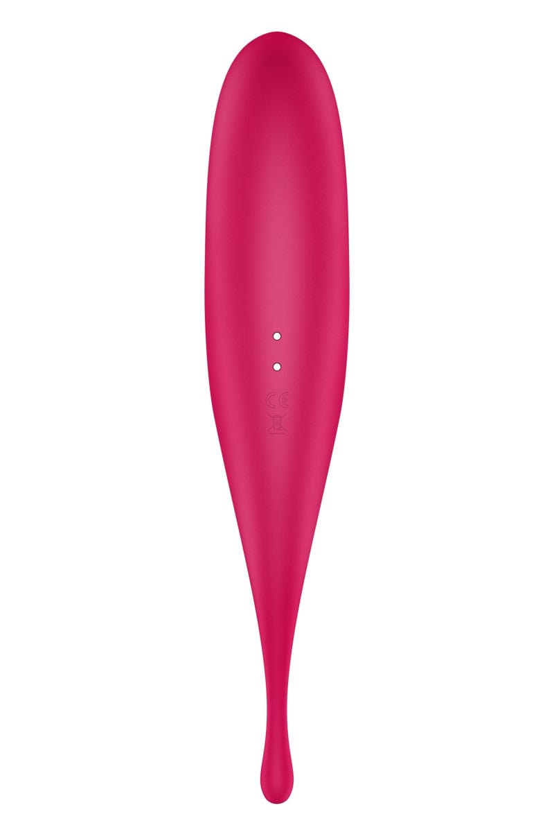 Stimulateur de clitoris air pulse Twirling Pro rouge - Satisfyer