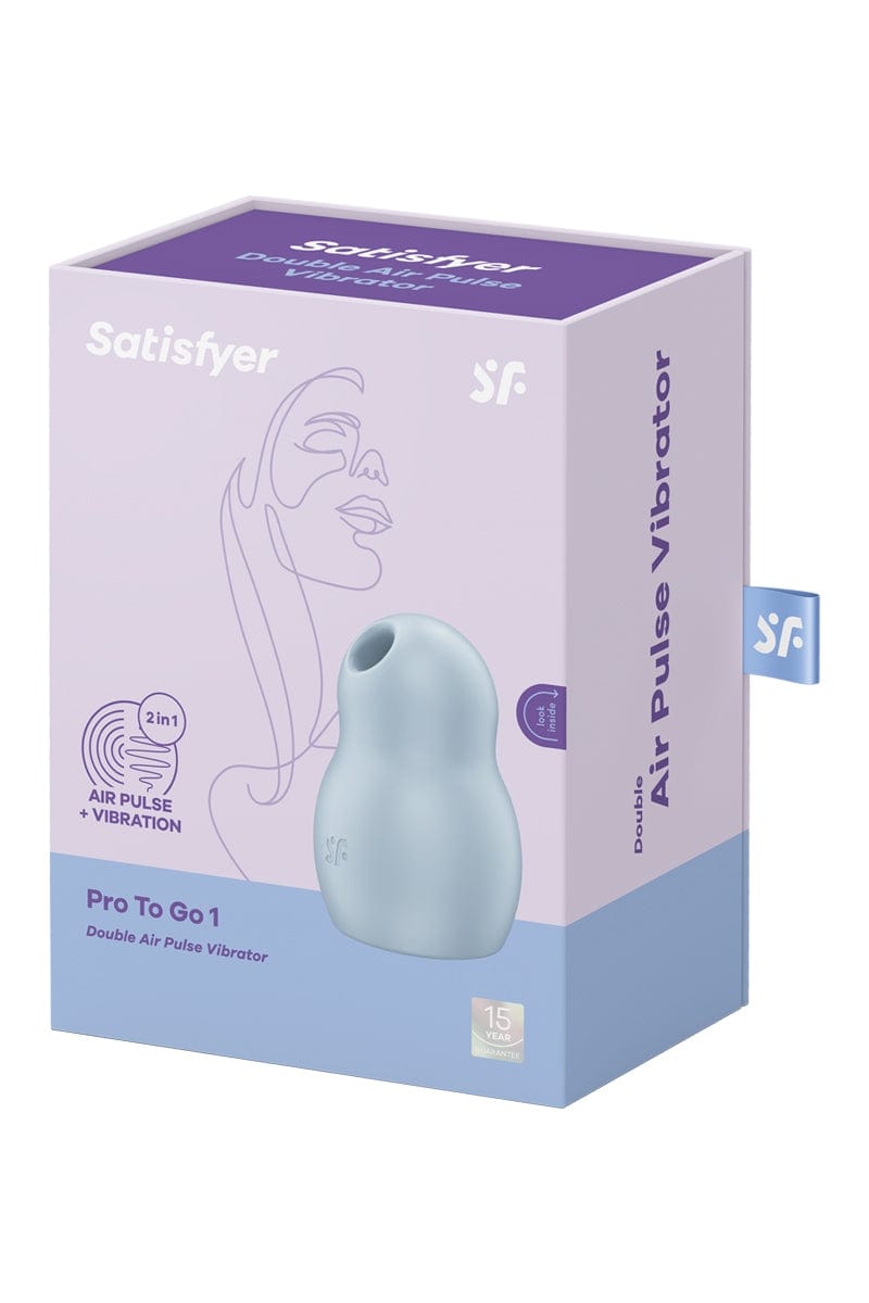 Stimulateur de clitoris Pro To Go 1 à air pulsé bleu - Satisfyer