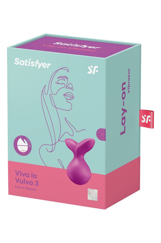 Stimulateur en forme de poisson Viva la vulva 3 bordeaux - Satisfyer