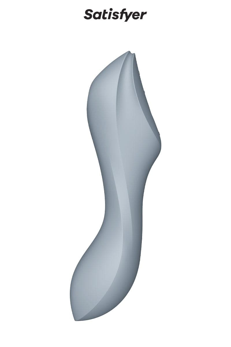 Stimulateur féminin triple fonction Curvy Trinity 3 gris - Satisfyer