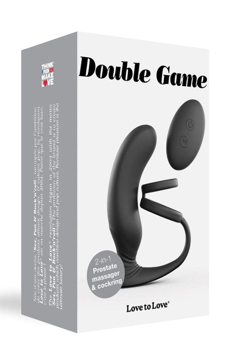 Stimulateur point P prostate + cockring Double game - Love to Love