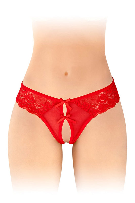 String sexy ouvert Alicia rouge Taille Unique - Fashion Secret