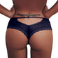 Tanga bleu dentelle - Paris Hollywood