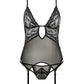 Tenue sexy guêpière dentelle et string sexy Erza - Passion