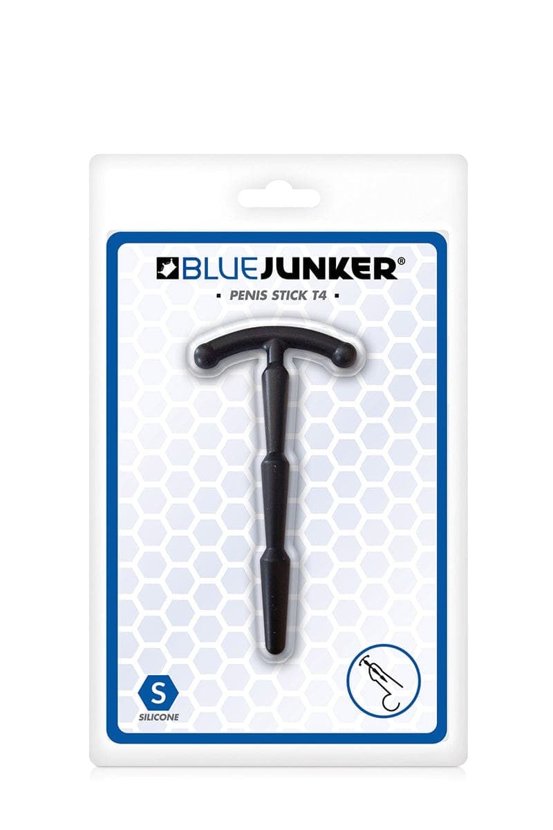 Tige à urètre progressive silicone flexible soft touch noir 7,4 x 0,6cm - Blue Junker