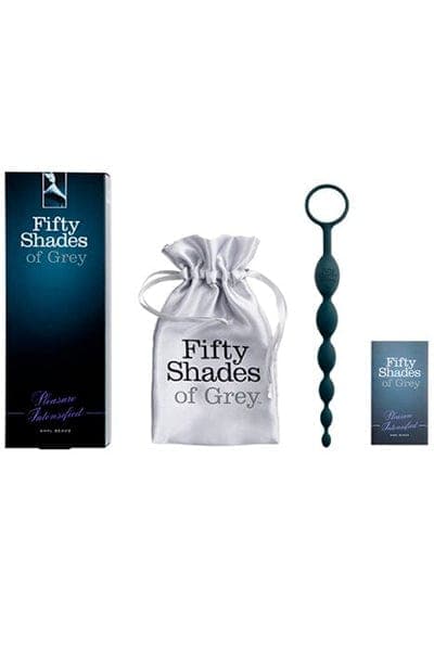 Tige anale chapelet anal 0,9-2,5 cm silicone - Fifty Shades Of Grey