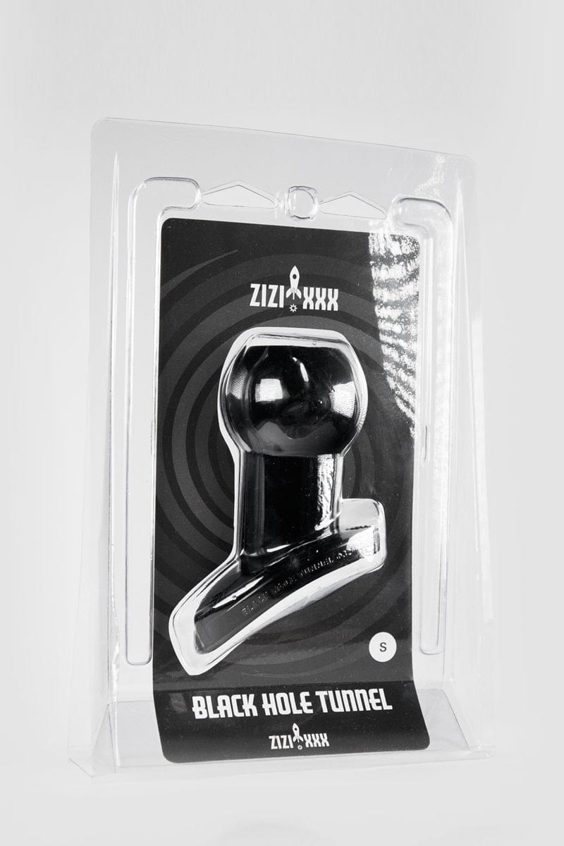 Tunnel anal en TPR noir taille S (diamètre interne 2,6cm) - ZIZI XXX