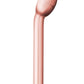 Vibro courbé stimulation spécial point G 21cm insérables - Rosy Gold