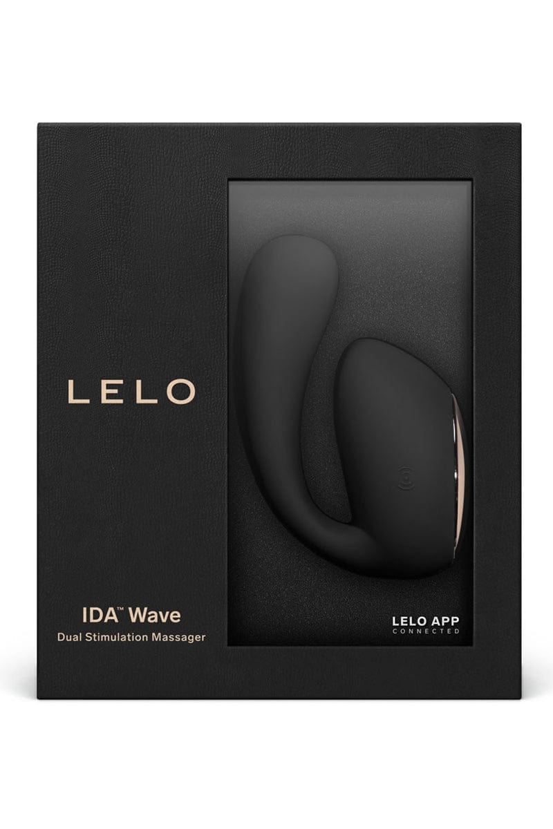 Vibro double stimulation Ida wave Noir rechargeable et connecté - Lelo