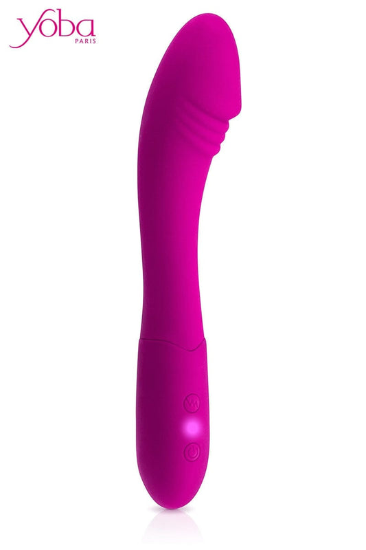 Vibro féminin stimulation point G et vaginale Bianca 19,5 x 3,5cm - Yoba