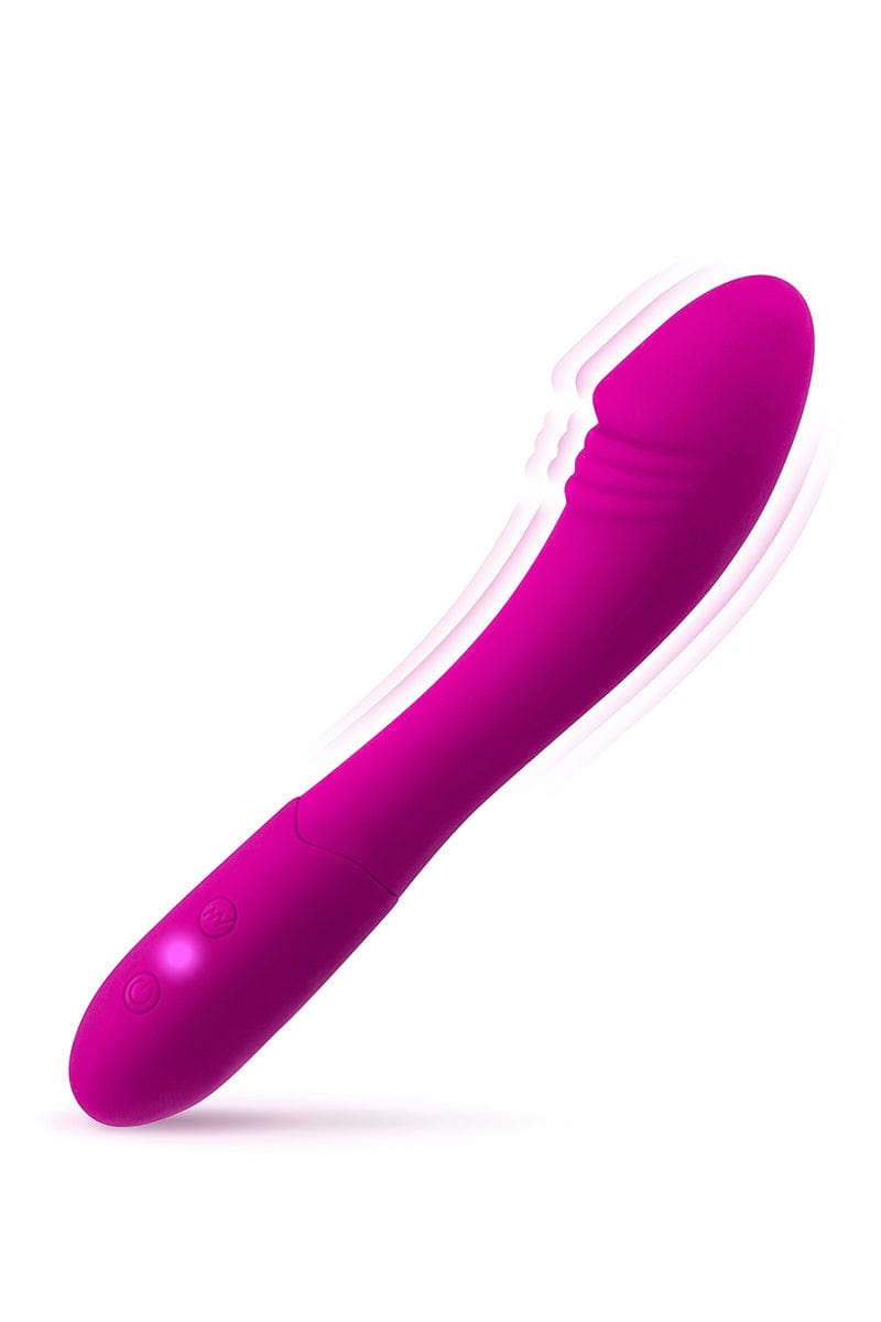 Vibro féminin stimulation point G et vaginale Bianca 19,5 x 3,5cm - Yoba