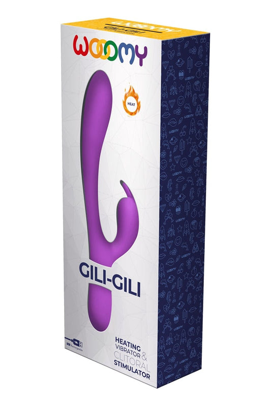 Vibro Rabbit chauffant en silicone premium Gili-Gili - Wooomy