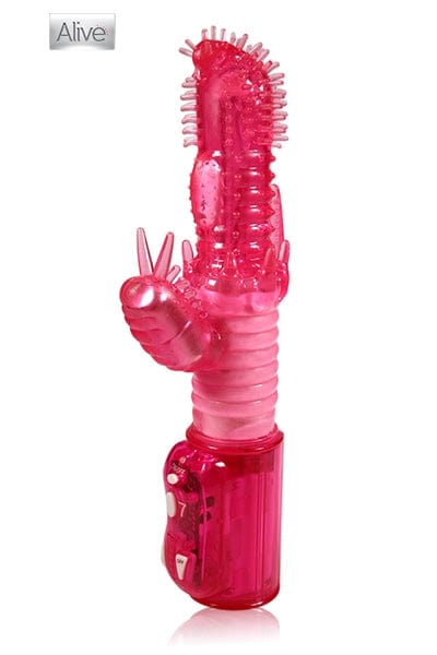 Vibro Rabbit double action vagin et clitoris 6 puissances Cosmic Follies - Alive