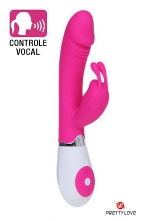 Vibro rabbit double stimulation à commande vocale Gene - Pretty Love