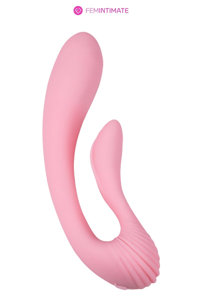 Vibro rabbit flexible stimulateur point G Dual Massager + étui - Femintimate