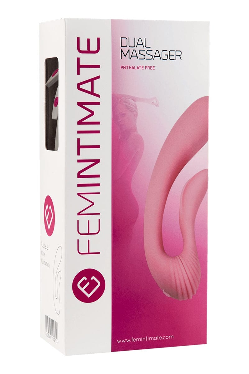 Vibro rabbit flexible stimulateur point G Dual Massager + étui - Femintimate