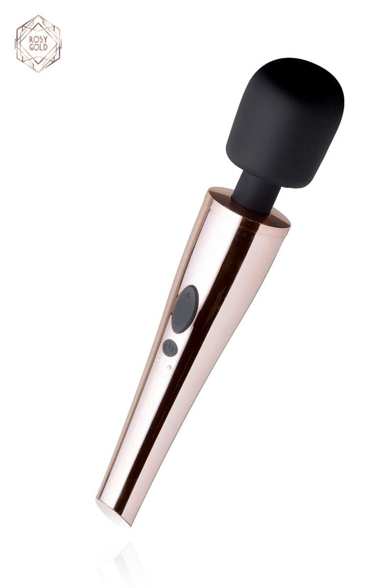 Vibro Wand Massager baguette magique 10 vitesses de vibration - Rosy Gold