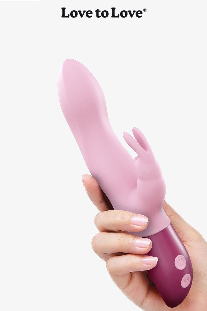 Vibromasseur courbé 7 modes de vibrations Hello Rabbit - Love to Love