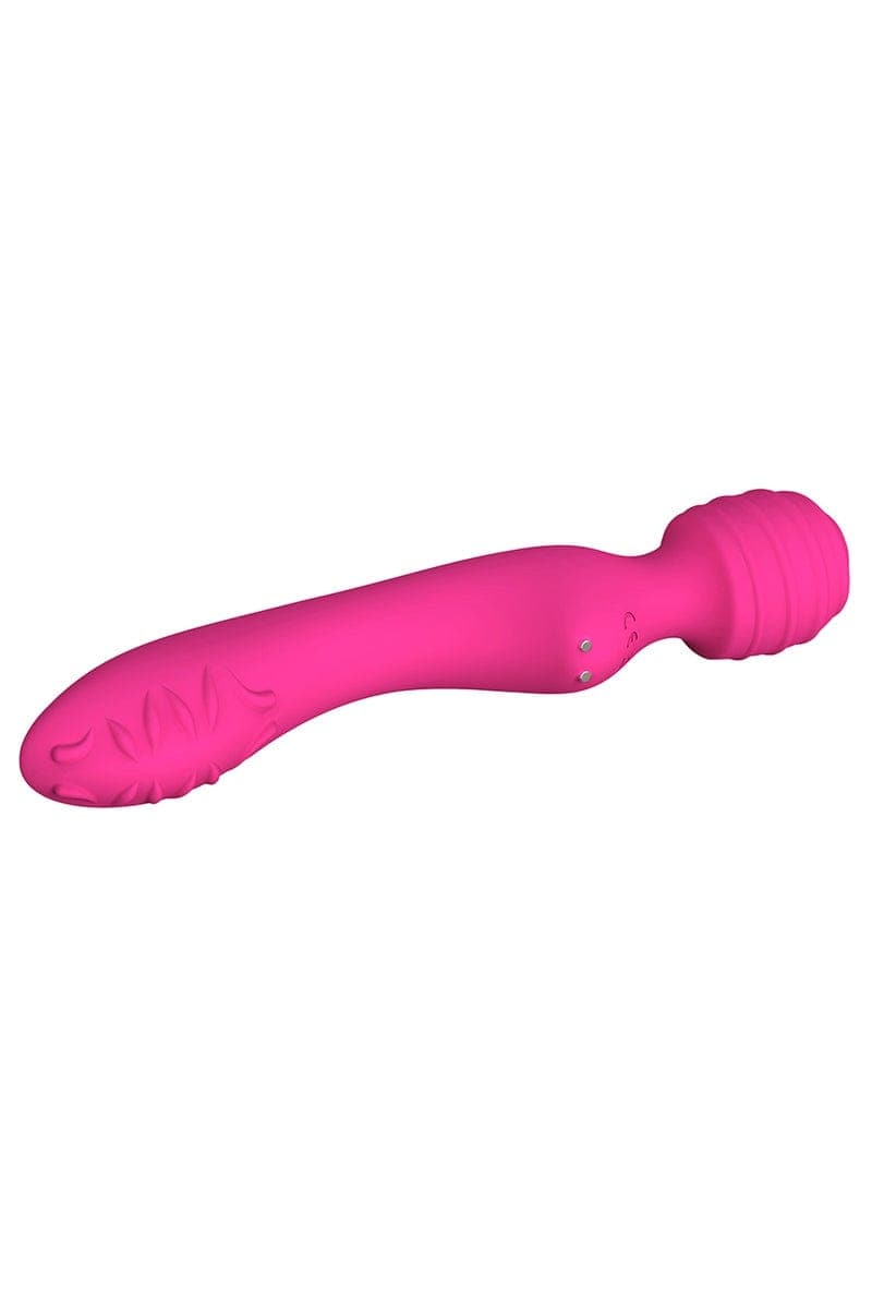 Vibromasseur double stimulateur vaginal et clitoris 2 en 1 Twist 22cm - Love To Love