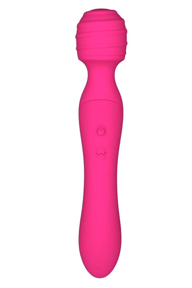 Vibromasseur double stimulateur vaginal et clitoris 2 en 1 Twist 22cm - Love To Love