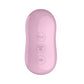 Vibromasseur double stimulation en silicone Cotton Candy lila - Satisfyer