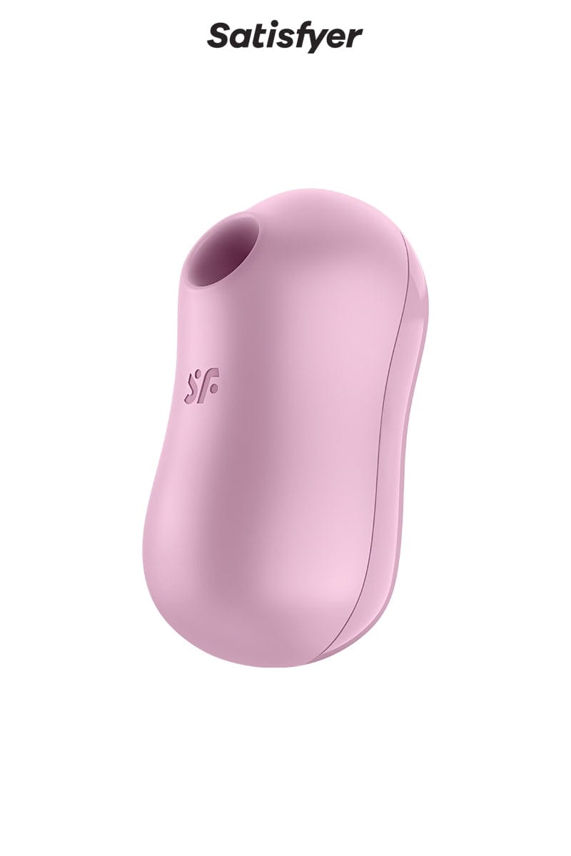 Vibromasseur double stimulation en silicone Cotton Candy lila - Satisfyer