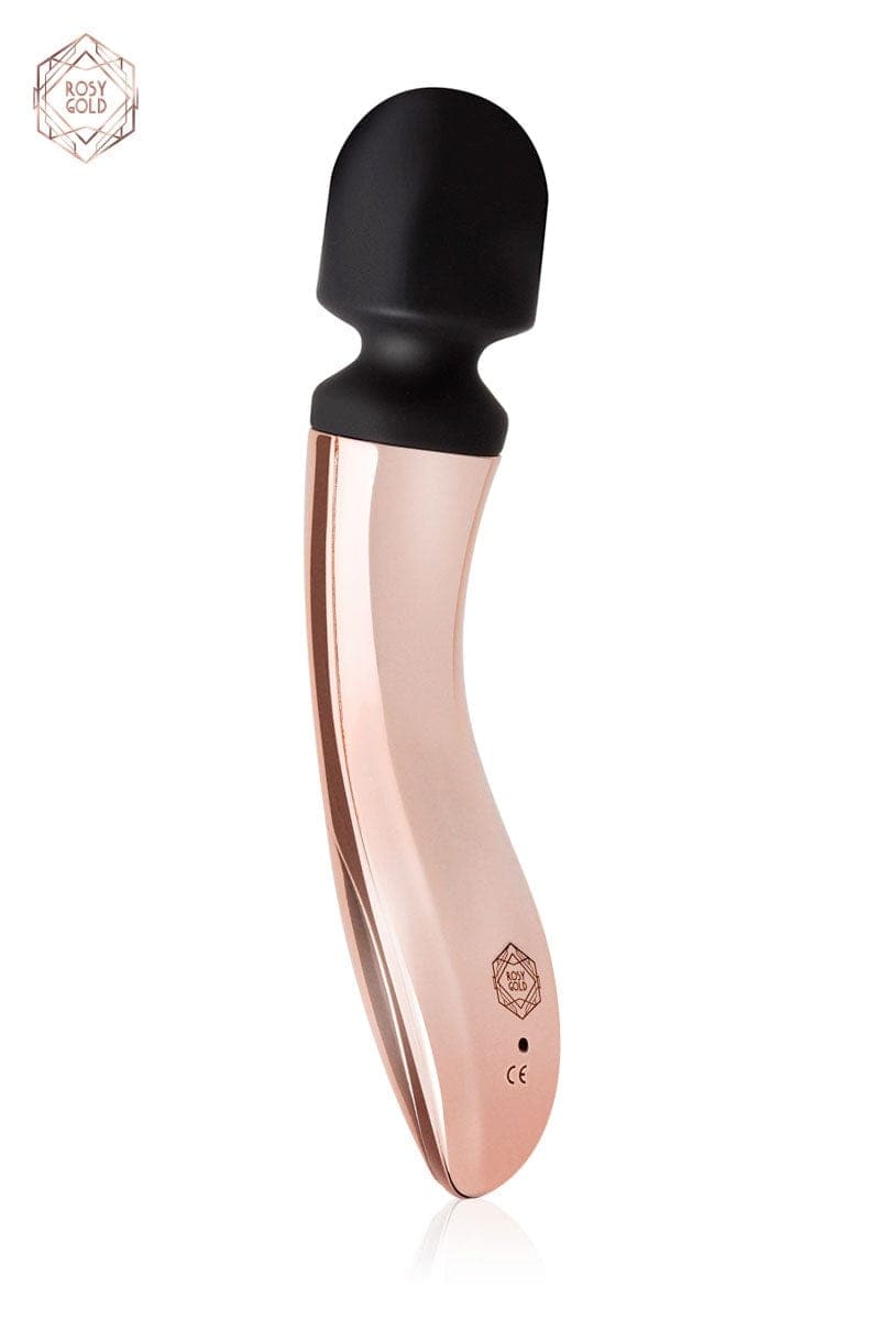 Vibromasseur externe multi-vitesses Curve Massager 21cm - Rosy Gold