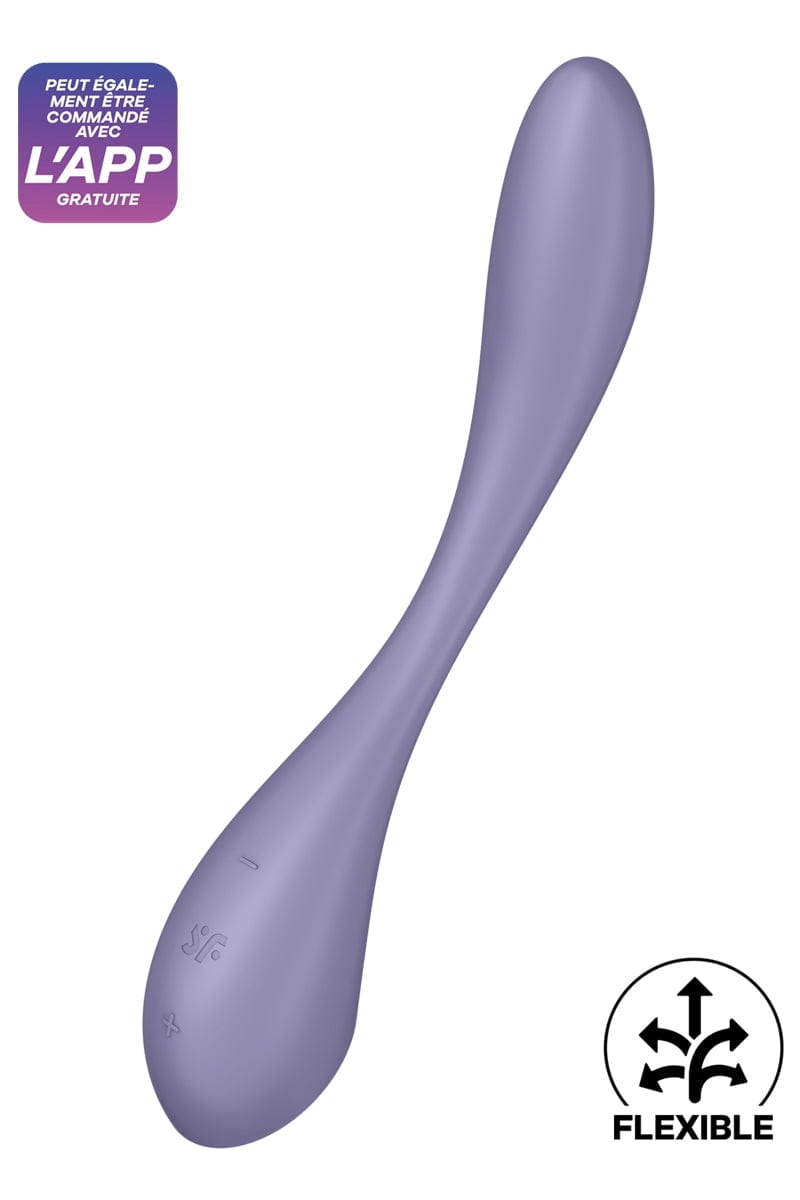 Vibromasseur flexible G Spot Flex 5+ stimulateur clitoridien violet - Satifyer