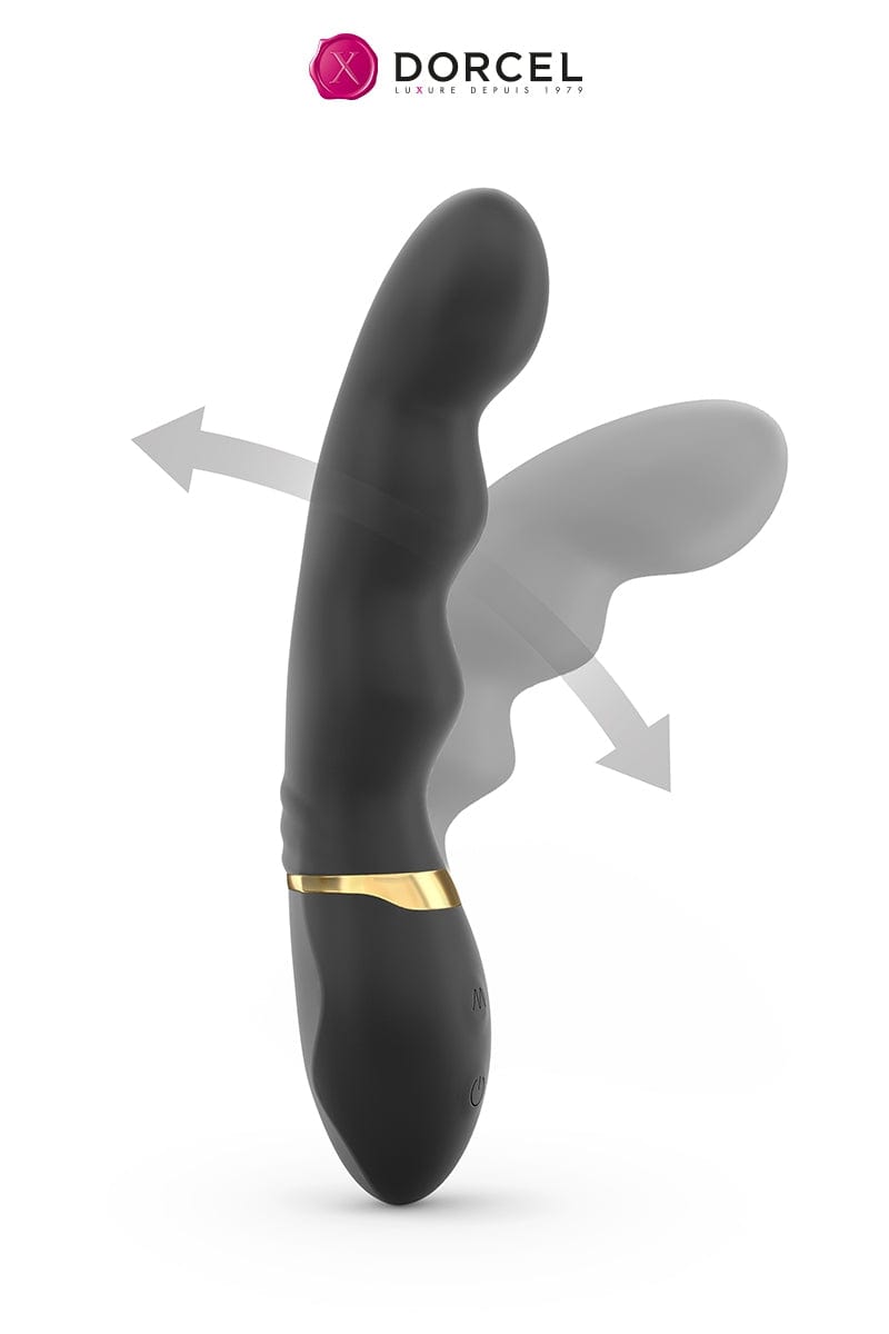 Vibromasseur point G en silicone 3 moteurs rechargeable Too Much 2.0 - Dorcel