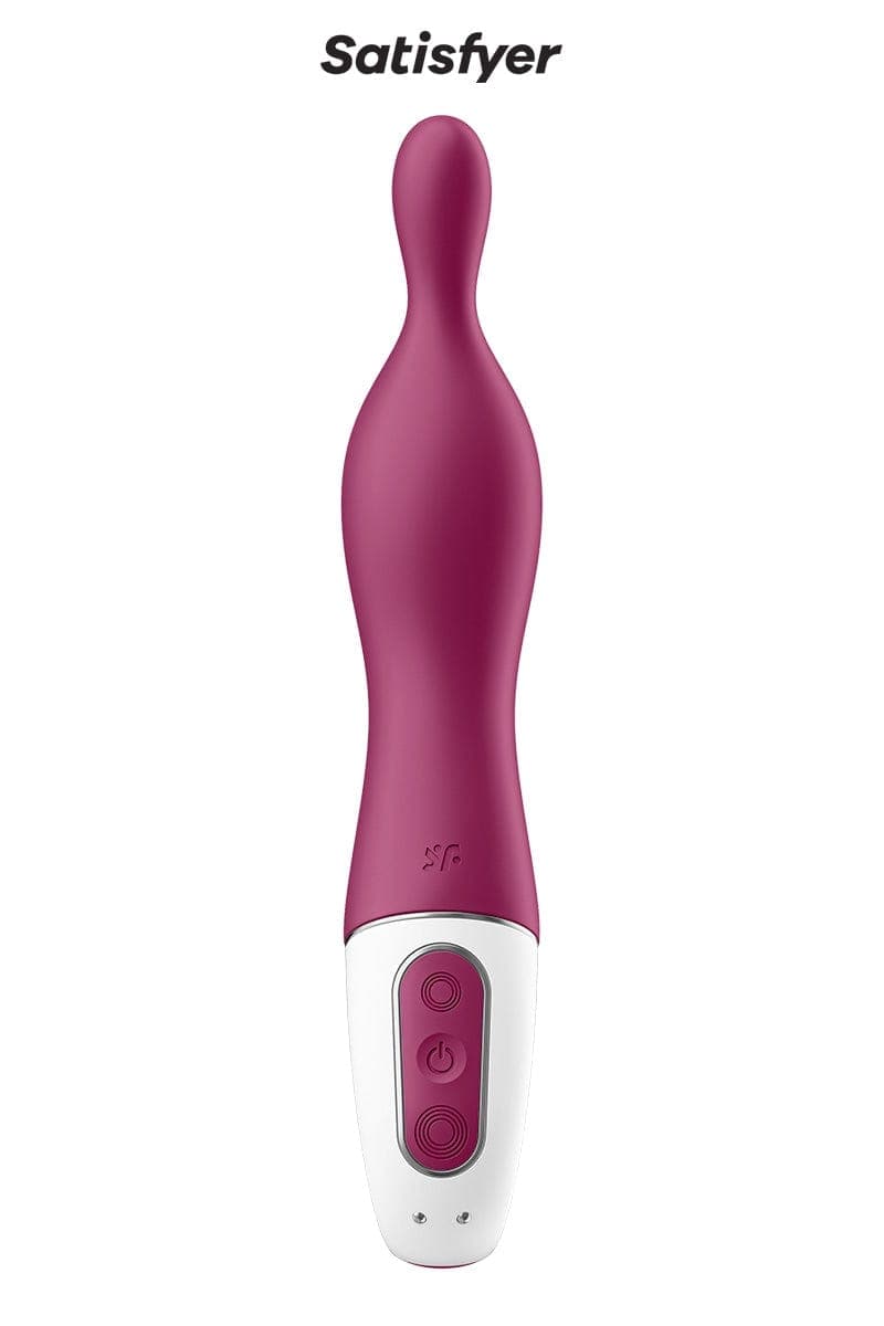 Vibromasseur puissant A-Mazing 1 rechargeable et étanche Bordeaux - Satisfyer