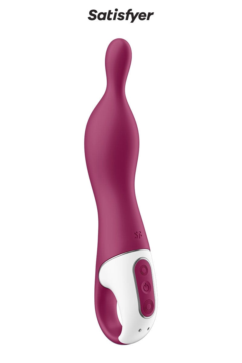 Vibromasseur puissant A-Mazing 1 rechargeable et étanche Bordeaux - Satisfyer