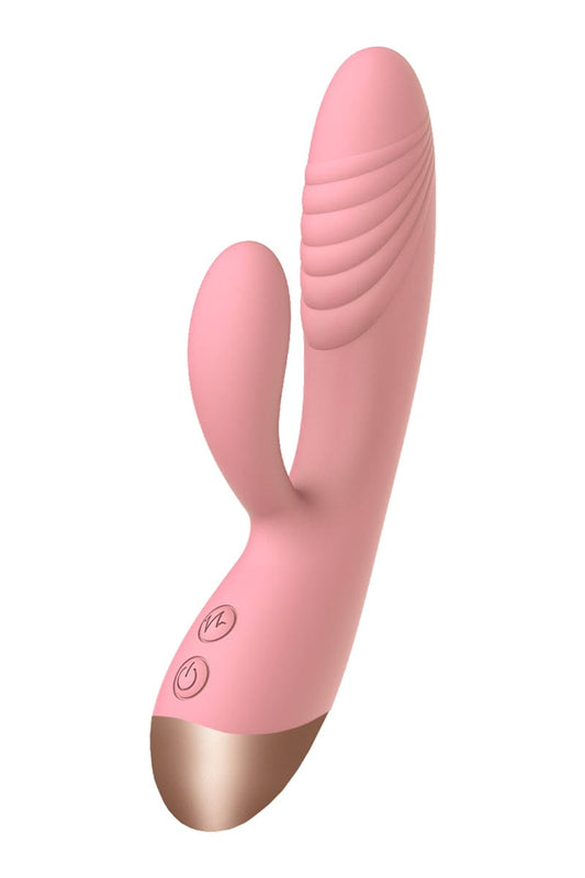 Vibromasseur Rabbit rechargeable en silicone premium Elali - Wooomy